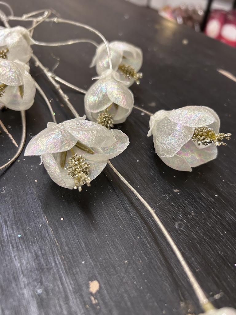 Abutilonzweig mit Glitter