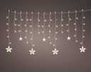 LED Lichtvorhang mit Sternen und Funktion