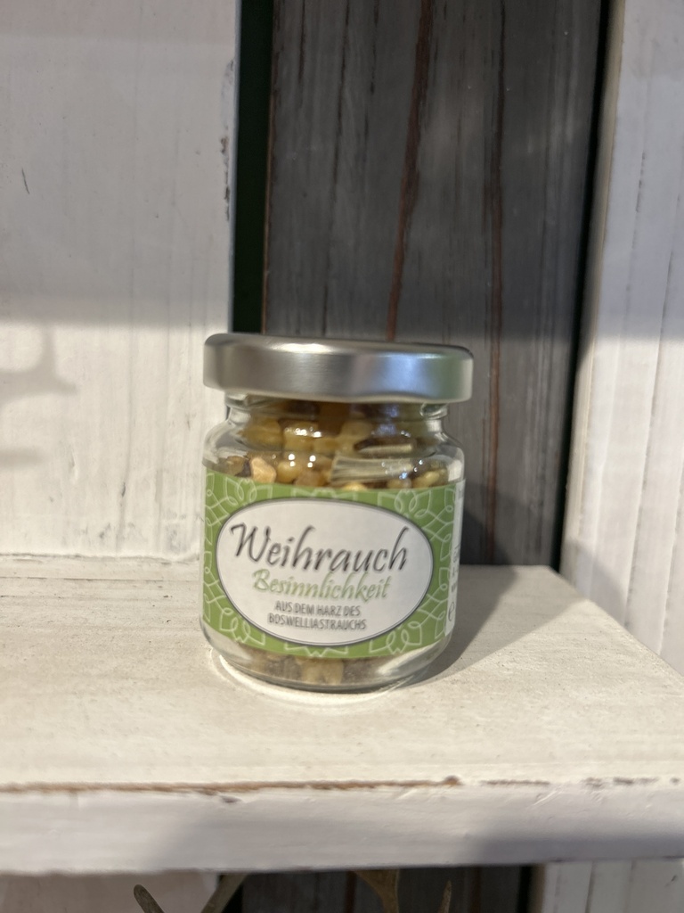 Weihrauchmischung im Glas