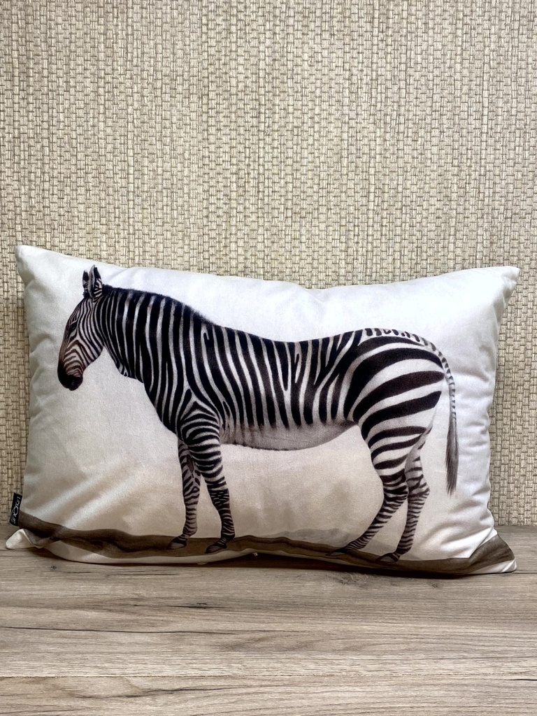 Kissen mit Füllung "Zebra", 60x40cm