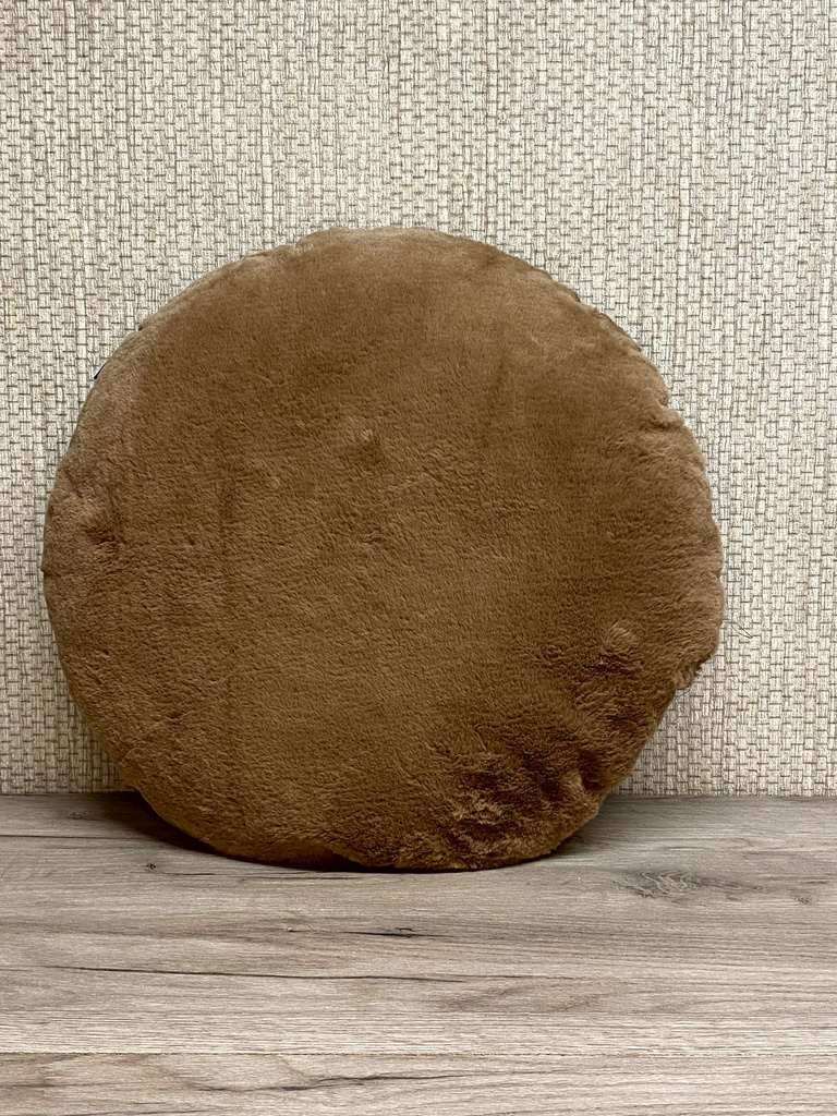 Kissen mit Füllung "Plüsch" rund D40cm
