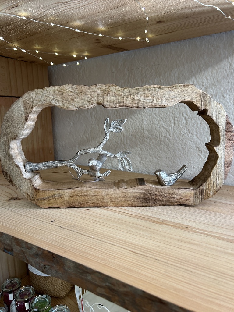 Vogel Holz Dekoobjekt