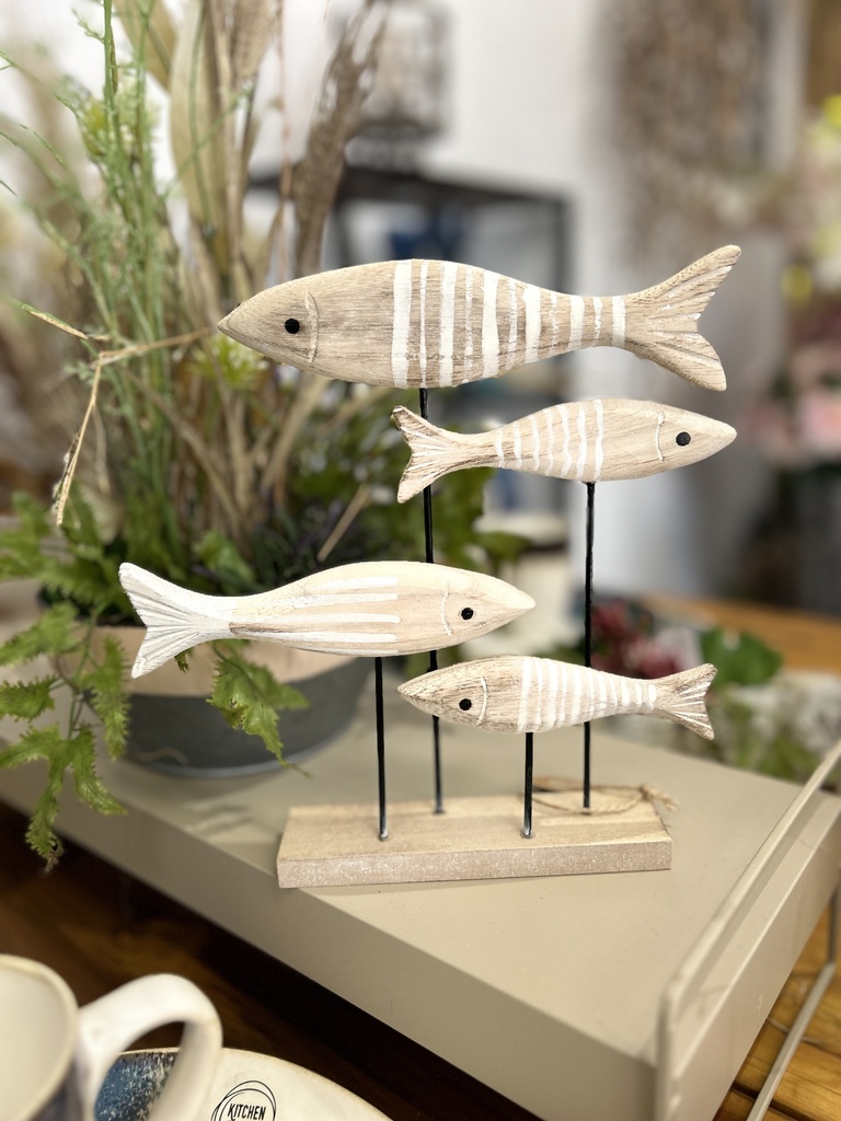 Fische Holz handgefertigt