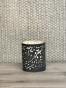Windlicht Metall mit Stanzung 10cm