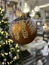 Weihnachtskugel braun