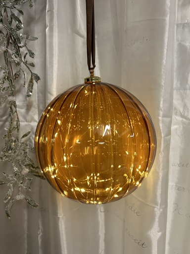 [P0001122] Kugel LED braun mittel