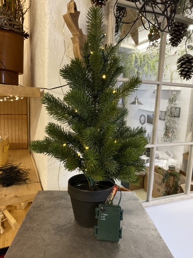 [P0001591] Weihnachtsbaum klein mit Beleuchtung