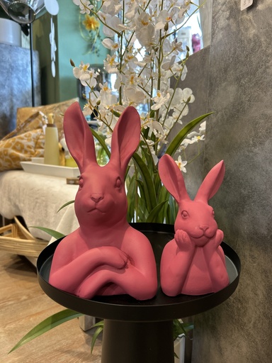 Hasenbüste pink