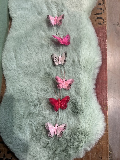 [P0001844] Schmetterling (klein) am Draht