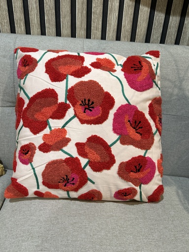 [P0001900] Kissen Mohnblumen