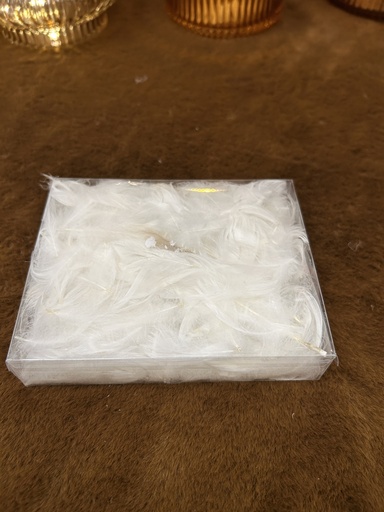 [P0002146] Deko Federn weiß