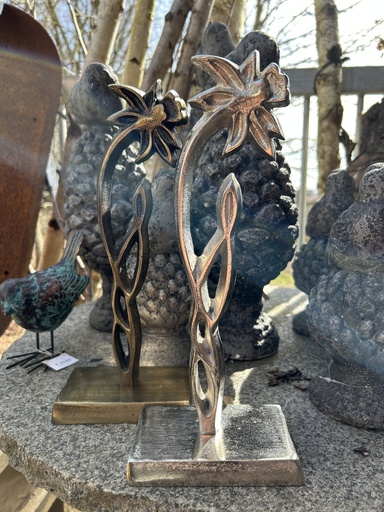 Blumen Ornament Aluminium