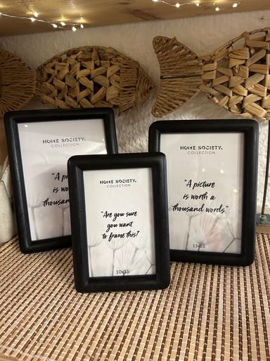 Bilderrahmen "Amelie" schwarz