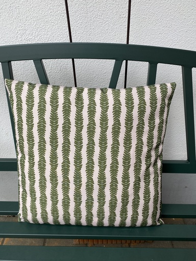 [P0002255] Outdoorkissen (Zackenmuster grün)