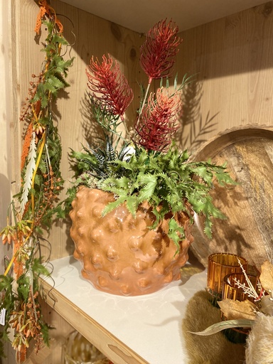 [P0000148] Übertopf Keramik Ocker