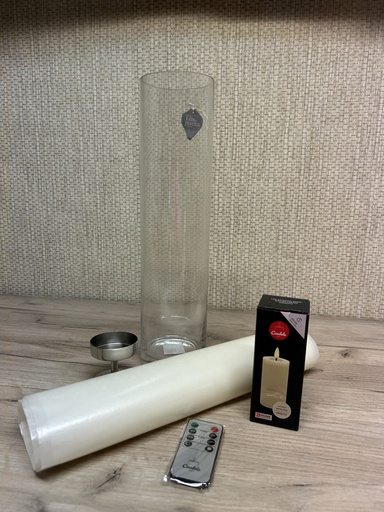 [P0002486] Windlicht für Trockenblumen Dekorationsset