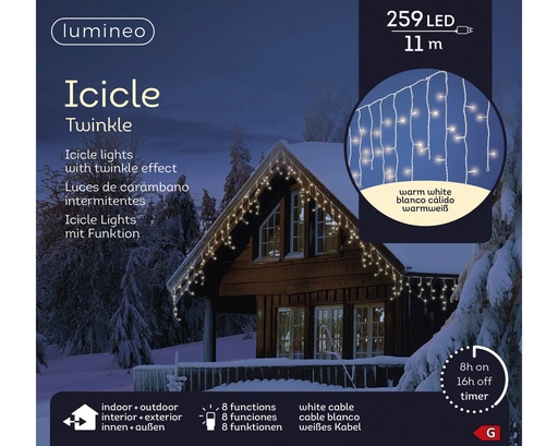 LED-Lichterkette Lumineo Lichtervorhang
