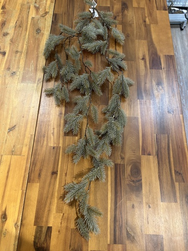 [P0002935] Blaufichtengirlande grau 125 cm