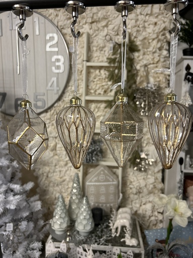Weihnachtskugel Ornament Glas