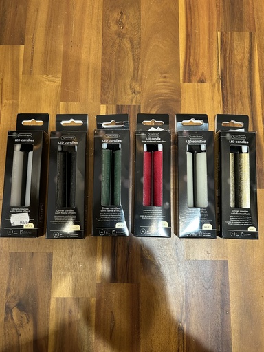 Stabkerzen LED mit Flammeneffekt