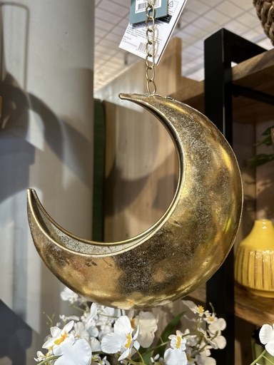 Hängeornament Eisen Goldoptik