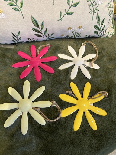 Metallblüten zum Hängen "groß"