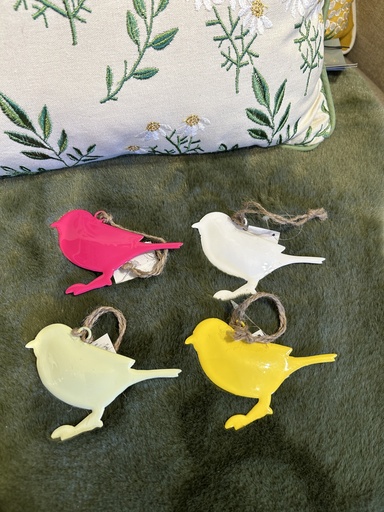 Metallvögel zum Hängen "klein"