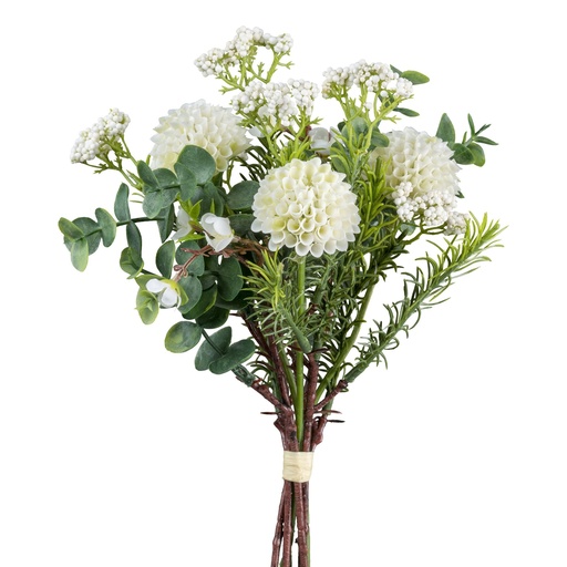 [P0003341] Pompondahlien-Mixbund weiß