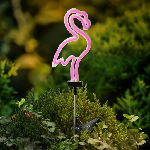 [P0003370] Solar Stabbeleuchtung Flamingo H 74cm