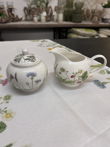 [P0003438] Milchkanne/Zuckerdose "Wild Flowers