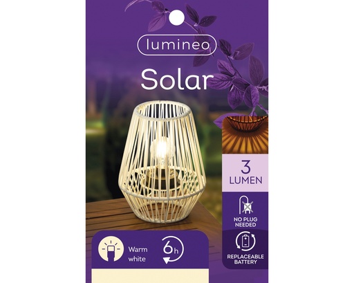 Solar Laterne bunt 3 Lumen