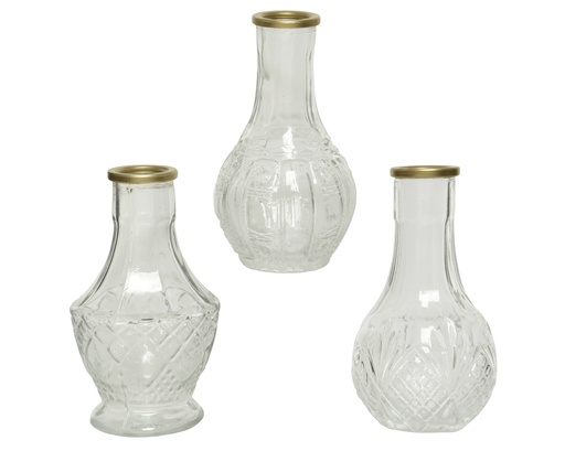 Glasvase transparent klein