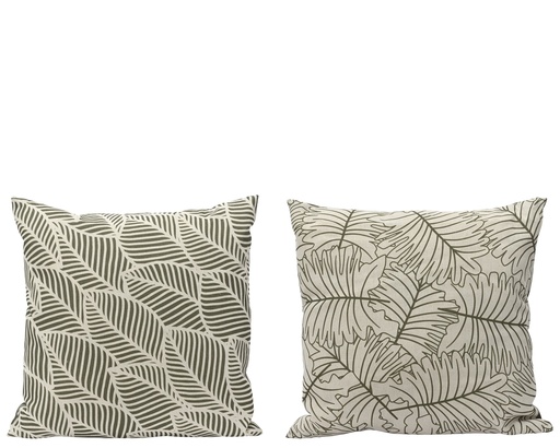 Outdoorkissen Blätter grün