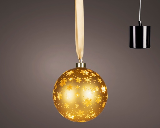 [P0003622] LED Kugel Gold mit Bewegung
