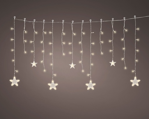 [P0003825] LED Lichtvorhang mit Sternen und Funktion