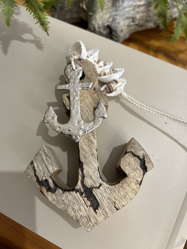 [P0000580] Anker mit Muschelverzierung